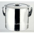 large size stainless steel stock pot with lid